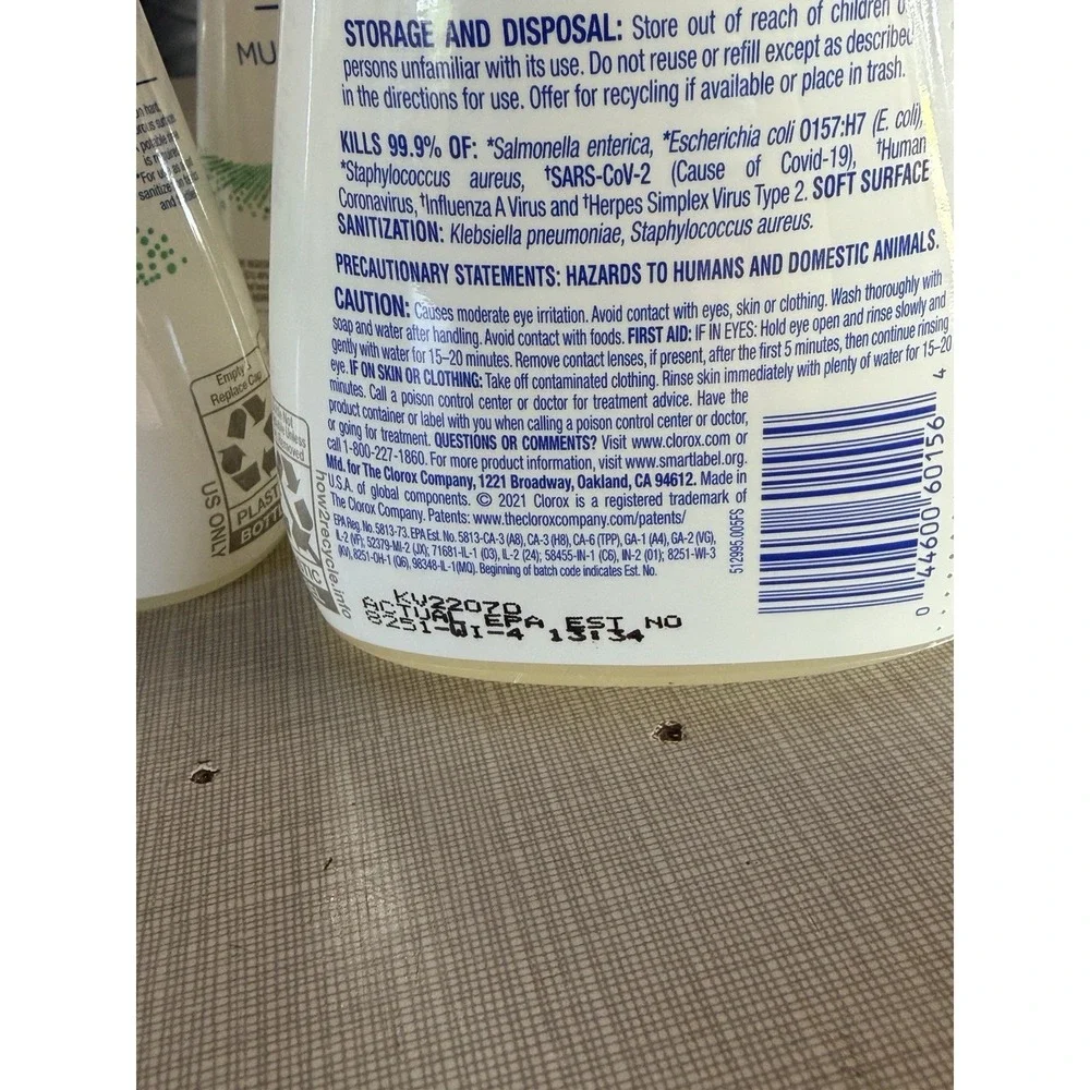 Clorox lot discontinued